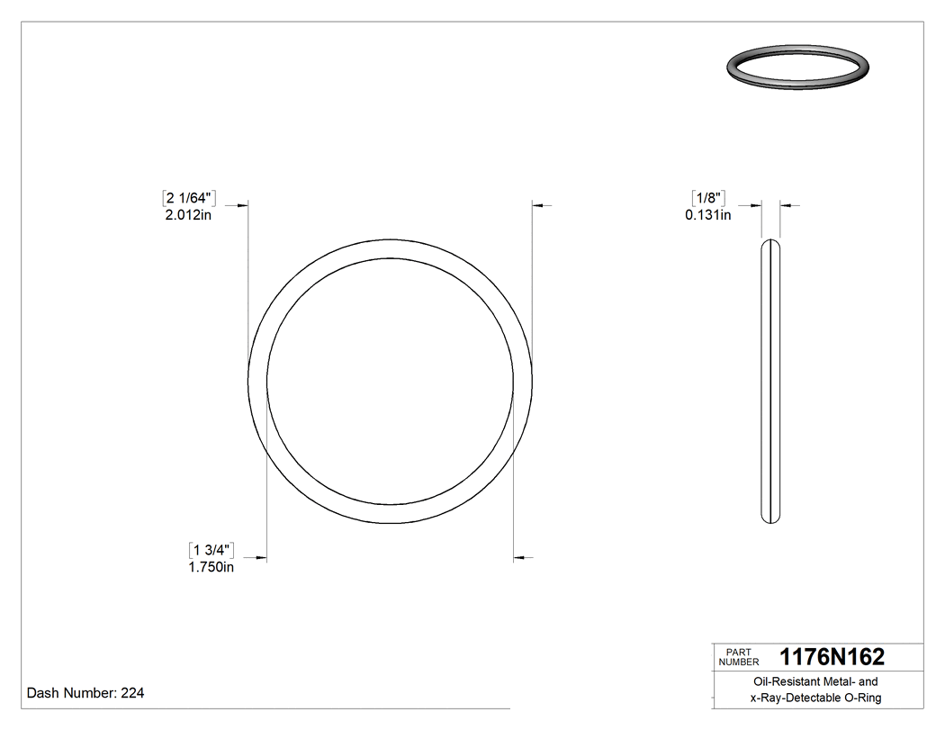 Technical drawing - 1176N162